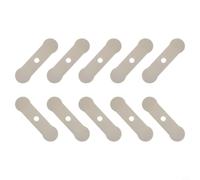 Piastra valvola compressore d'aria, 10 pezzi, testa della pompa resistente, kit di manutenzione della macchina a pistone, tipo A-I, metallo argentato (C)