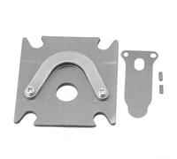 Piastra valvola per compressore d'aria 48 x 62 mm di ricambio con guarnizione dell'aria - Compatibile con testa cilindro filettatura da 3/8", hardware in ghisa per 1/2,5/