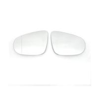 Piastra Vetro Specchio Retrovisore Specchietto Laterale In Vetro Riscaldato Convesso Superiore Per VW Per Golf 6 MK6 2009-2012 Per Touran 2011-2015(A pair)