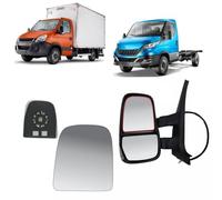 PIASTRA VETRO SPECCHIO RETROVISORE SUPERIORE TERMICO SINISTRO COMPATIBILE CON IVECO DAILY 2006 2011