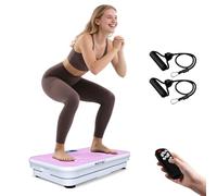 Piastra vibrante per esercizi di drenaggio linfatico, massaggi e perdita di peso, capacità di 181,4 kg, piattaforma vibrante per fitness per allenamento di tutto il corpo, bruciatore di grasso da