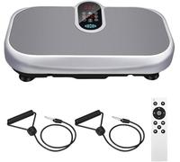 Piastra vibrante per fitness, con funzione di riscaldamento e connessione Bluetooth, livelli di vibrazione: 120 livelli, portata fino a 150 kg