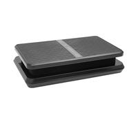Piastra vibrante | piastra vibrante per allenamento completo | motore da 200 W | 1-99 livelli di velocità | portata 150 kg | telecomando | con fasce di resistenza (nero)