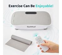 Piastra vibrante, supporto per lettino, mini palestra, schermo LED, musica Bluetooth, adatta per uso domestico, ampiezza di vibrazione di 0,8 mm, motore silenzioso Piastra vibrante, supporto per letti