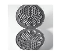 Gofriera CLOER 189 Inox 930 W forma cuore antiaderente termostato