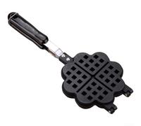 Piastra Waffle per cuore Antiaderente Alluminio Leggera Piastra(C)