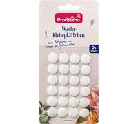 Piastre adesive in cera, 24 pezzi - Marchio DM Germania - Compatibili con il profissimo - Wachsklebeplättchen, 24 St