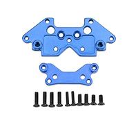 Piastre ammortizzanti in lega di alluminio robuste e durevoli riducono le vibrazioni anteriori posteriori torri HBX 1/18 18859E 18858E 18857E SUV (Blu)