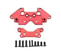 Piastre ammortizzanti in lega di alluminio robuste e durevoli riducono le vibrazioni anteriori posteriori torri HBX 1/18 18859E 18858E 18857E SUV (Rossa)