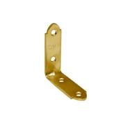 Piastre angolari zincate per sedie in giallo 40 x 40 x 17 mm - Confezione 50 pezzi