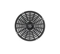 Piastre antiaderenti in metallo per friggitrice ad aria, piastre di ricambio per griglia per friggitrice ad aria, facili da installare e rimuovere (D, 22 x 22 cm)