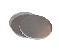 piastre circolari, Dischi rotondi in lega di alluminio 6061 for stampaggio metalli grezzi for fai da te in argento, diverse dimensioni(Diameter 250mm*0.5mm (4 pcs))
