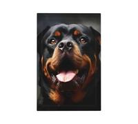 Piastre da parete Duplex Coperture per interruttori della luce a levetta, decorazione per interruttore della luce, copertura per interruttore della luce, stampa artistica con cane Rottweiler, piastra