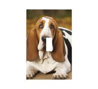 Piastre da parete Duplex Coperture per interruttori della luce a levetta Piastre decorative per interruttori della luce Copertura per interruttore della luce Basset Hound Stampa Piastra da parete per