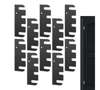 Piastre di allineamento delle cerniere: inserti di calibrazione in acciaio, cuscinetti di montaggio a prova di corrosione, confezione da dieci pezzi | Componenti di bilanciamento strutturali per l