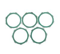 Piastre di attrito frizione moto basato su carta compatibile con motori da 125 cc 150cc 175cc 200cc da 250 cc adatti a modelli come CB125 CB250 e biciclette simili(5 Pcs)