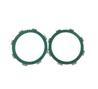 Piastre di attrito frizione moto basato su carta compatibile con motori da 125 cc 150cc 175cc 200cc da 250 cc adatti a modelli come CB125 CB250 e biciclette simili(2 Pcs)