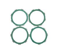 Piastre di attrito frizione moto basato su carta compatibile con motori da 125 cc 150cc 175cc 200cc da 250 cc adatti a modelli come CB125 CB250 e biciclette simili(4 Pcs)