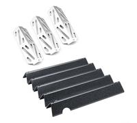 Piastre di calore in acciaio inox per Weber LX300, 66032 66040 per barre FLAVORIZER per E-310 E-315 S-335 Grill