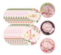 Piastre di carta stampate da 48 pezzi da 7 pollici da 9 pollici da 9 pollici.