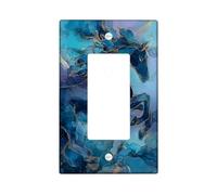 Piastre di copertura per interruttore della luce del cavallo magico/coperture delle uscite, fantasia aqua etereo per la decorazione domestica, piastre da parete in materiale termoplastico, dimensioni