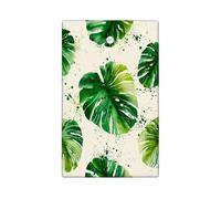 Piastre di copertura per interruttore luce foglie tropicali/coperture di uscita, foglie di Monstera per la decorazione domestica, piastre da parete termoplastiche, piastra di copertura vuota