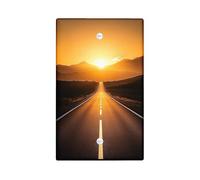 Piastre di copertura per interruttori della luce del tramonto in montagna, design scenico arancione caldo per la decorazione domestica, piastre da parete in materiale termoplastico, piastra di