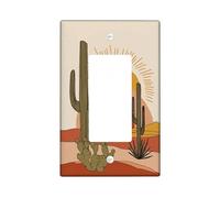 Piastre di copertura per interruttori della luce dell'alba del deserto/coperture di uscita, toni caldi della terra paesaggio del deserto per la decorazione domestica, piastre da parete in materiale