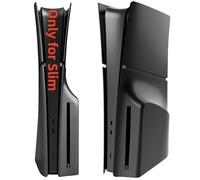 Piastre di copertura Slim Disc Edition per console PS5 Slim, pannelli di copertura compatibili con PlayStation 5 Accessori Slim Frontalino protettivo di ricambio (nero)