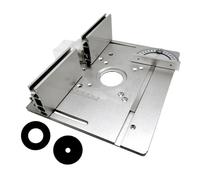 Piastre di inserimento della tavola del router di alluminio per la fresatura del legno Macchine per incidere Macchina di taglio del bordo Strumento ausiliario Strumento ausiliario