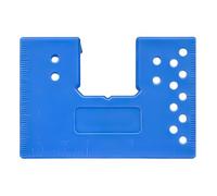 Piastre di montaggio per cerniere, set di 2 - Installazione rapida e del gabinetto | Modello magnetico di cerniere con indicatore graduato e portamine | Per gli appassionati di fai da te