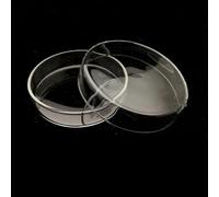Piastre di Petri in vetro borosilicato da laboratorio - Piastre di coltura sterili da 35 mm a 200 mm for la coltivazione di cellule e piante(75mm 10pcs)