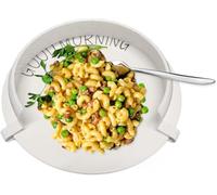 Piastre di protezione per alimenti, per pazienti affetti da Parkinson, per raccogliere cibo a clip, prevenzione fuoriuscite, aiuto alimentare per anziani, disabili, 2 pezzi