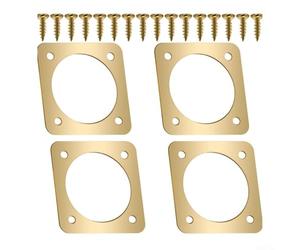 Piastre di protezione per casette per uccelli, in metallo, per recinto, voliera, protezione per buchi per voliere, protezione per l'ingresso della gabbia degli uccelli, copertura con fori in rete