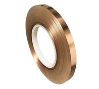 Piastre di rame T2 da 1 metro, larghezza 15 mm, rame puro, spessore 0,1-1 mm, piastra in lamina metalIica ultrasottile, 1 pezzo(0.5mm)