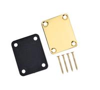 Piastre di ricambio per chitarra elettrica con viti di montaggio Parti hardware per chitarra vintage Protezione per chitarra con viti di montaggio Piastra per giunto a vite per manico per chitarra