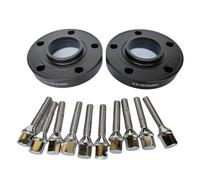 Piastre Di Spessoramento Ruote Compatibile Con BMW Per E90 M1 M3 M6 E36 E65 Distanziali Ruota 72,6 Mm Centrico 25 Mm 5x120 Flangia Guarnizione Ruota 2 Pezzi+Dado Alette 10 Pezzi(Black)