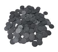 Piastre elettrodiche a disco in wafer di grafite da 40 pezzi - Diametro 10-20 mm, Spessore 5 mm, Elevata purezza, Resistente alla corrosione(D13mm)