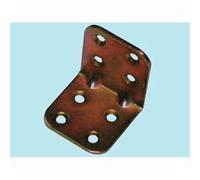 Piastre giunzioni piegate - 40x40 mm. Conf. 50 Pz