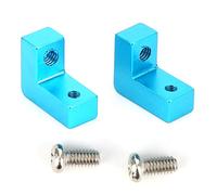 Piastre in lega in lega di alluminio Servo leggero Servo leggero set diretto per RGT 136100 1/10 Auto RC 2pc Opzioni di colore in argento blu nero (Blue 680023B)