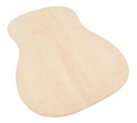 Piastre in Legno Massello per Chitarra, Forma a Zucca Grezza | Superficie Liscia e Vuota, per Liutai e Costruttori, per Teste di Chitarra Folk