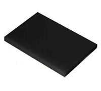 Piastre in plastica ABS, 300mm x Black ABS Plastic Sheet Flame Retardant 12-40mm For DIY Industrial Model(20MM)