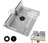 Piastre Inserto Banco Fresa Set, Banco per Fresatrice in Alluminio Con Staffa Di