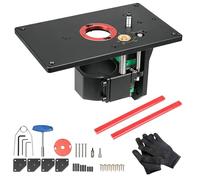 Piastre Inserto Banco Fresa Set, Piastra Di Inserimento Del Tavolo Del Router, Router Ascensore, Tavolo di Sollevamento, Router Lift Trimming Machine Invertito Tavolo
