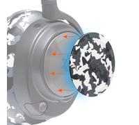 Piastre laterali WC per cuffie Arctis Nova, di Wicked Cushions | Compatibili con Arctis Nova Pro Wireless/Pro Wired/Nova Elite/Nova Pro Omni/Nova 7 / 7X / 7P | Snow Camo