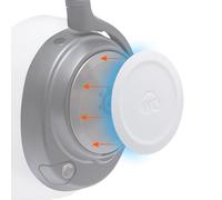 Piastre laterali WC per cuffie Arctis Nova, di Wicked Cushions | Compatibili con Arctis Nova Pro Wireless/Pro Wired/Nova Elite/Nova Pro Omni/Nova 7 / 7X / 7P | White