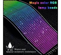 Piastre LED flessibili, scheda di pressione per display flessibile a LED per esterni con telecomando pannello LED utile IP65 (16 x 32 (70 x 173 mm)) (16 x 64 (92 x 374 mm)) (20 x 64 (