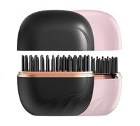 Piastre per Capelli, Glambrush Mini Hair Straightener, Cordless Portable Hair Straightener with 3-Speed Temperature Control for Daily Use, Gym, Travel (Black+Pink)