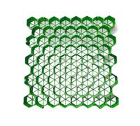 Piastre per pavimentazione in plastica, griglie di stabilizzazione per patio, fondazione, rinforzo del suolo, 5 cm, set da 12