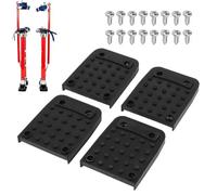 Piastre Per Puntelli,4 Pezzi Battistrada Antiscivolo - con 16 Viti Cuscinetti Antiscivolo in | Per Cartongesso Ponteggi Decorazione Interna Costruzione Edilizia Piastrelle Calcestruzzo